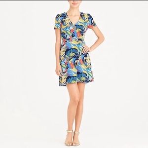 Cute J Crew Floral Wrap Dress